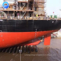 Intense pneumatic tire floating airbag used for pontoon bridge installation